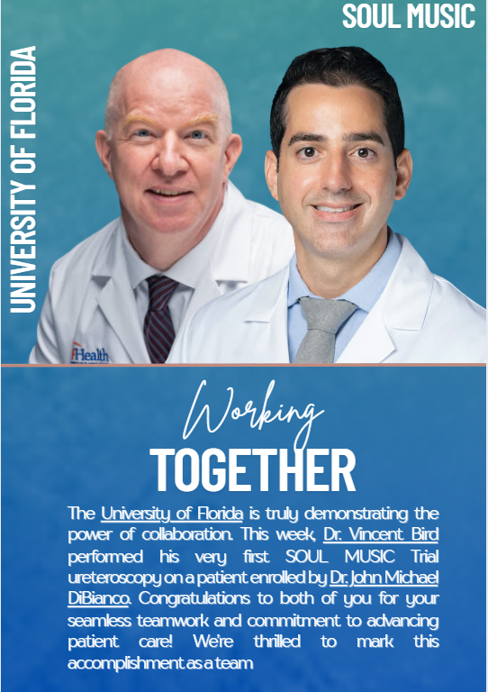 MUSICUrology's tweet photo. A big shoutout to @UF_Urology for all their efforts in advancing patient care! @DrJohnMDiBi, Vincent Bird
#stent #Clinicaltrial #urology #URSL #UroTwitter https://t.co/EdoesXrb1p