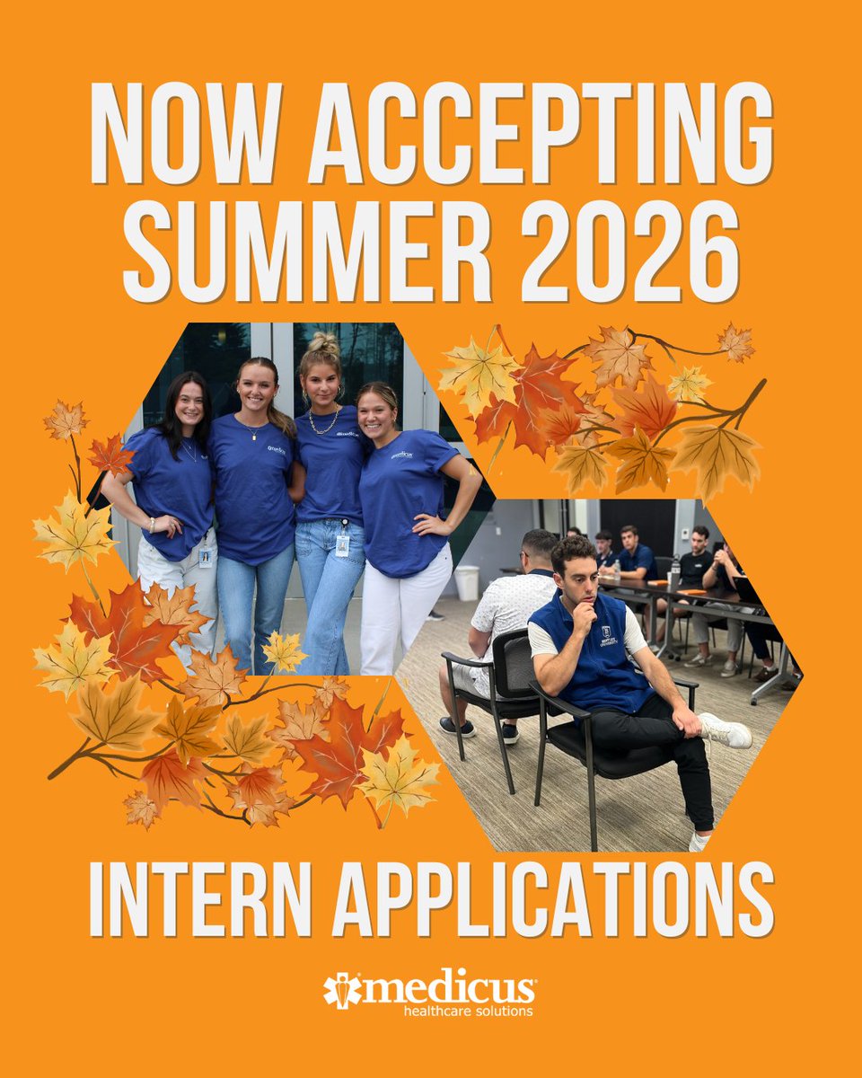 MedicusLLC's tweet image. Exciting news! Our Summer Sales Internship Program is now accepting applications. If you're ready to learn and have an internship experience unlike any other, don't wait. Apply now to build a solid foundation for your sales career! #ThisIsMedicus #InternshipProgram