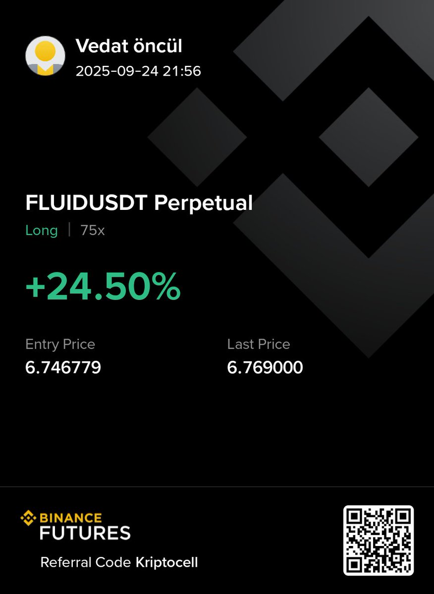 vedatoncul's tweet image. #FLUIDUSDT LESTGO 8.75 - 11