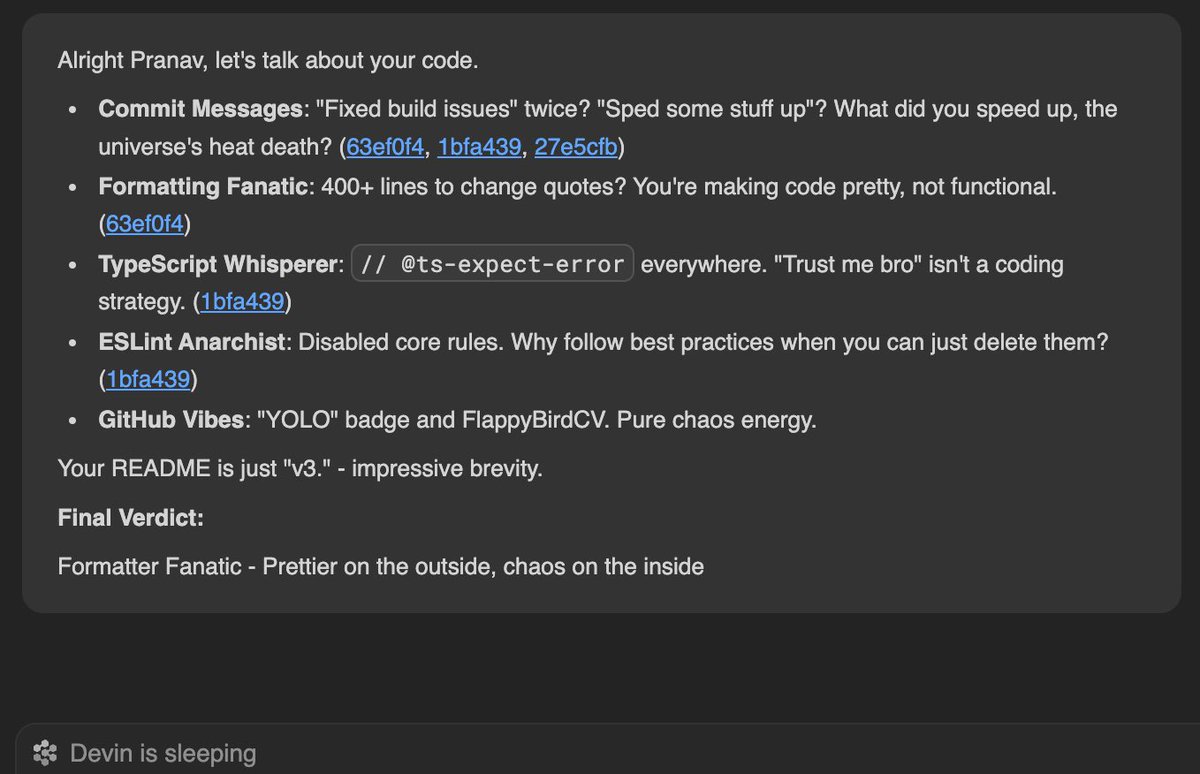 “Trust me bro” is indeed a coding strategy

trust me bro