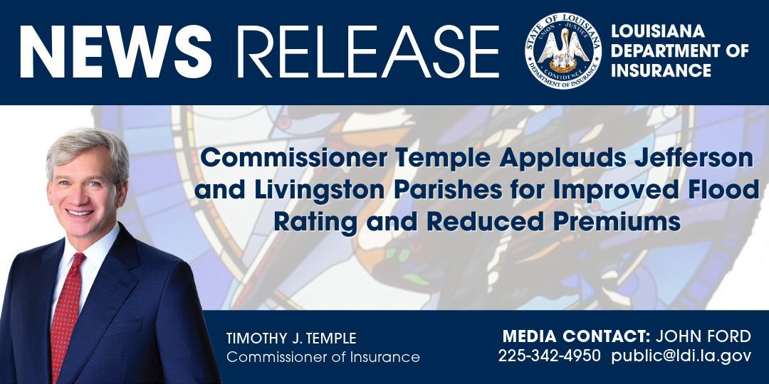 Jefferson Parish President <a href="/CynthiaLeeSheng/">Parish President Cynthia Lee Sheng</a>, Livingston Parish President Randy Delatte, their staffs, and the Jefferson and Livingston Parish Councils deserve recognition for their diligent work to bring down flood insurance costs for their residents.