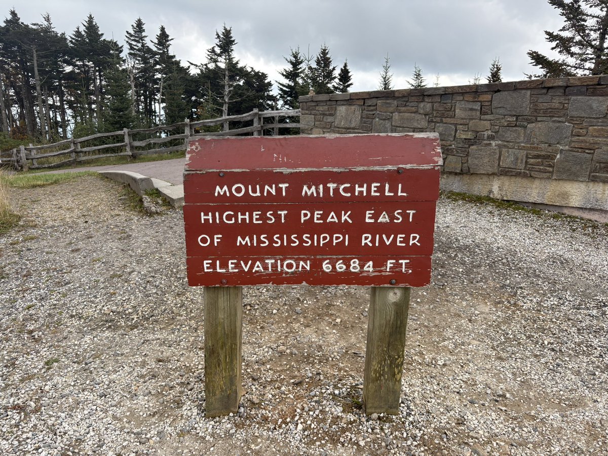 Great to see you’re doing well, Mount Mitchell. 
Some peak of fall colors! 🍁

<a href="/NWSGSP/">NWS GSP</a> <a href="/EFisherWX/">Evan Fisher</a> <a href="/SCweather_wx/">Mitch West</a> <a href="/wxbrad/">Brad Panovich</a>