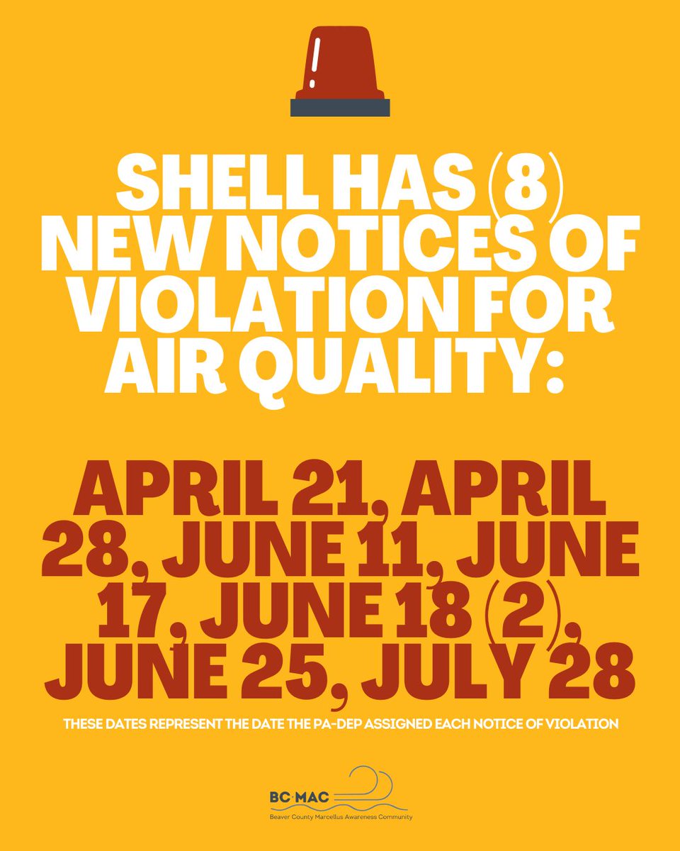 Eight new violations. Same old story. We’ll be sharing breakdowns of each one over the next week but you can read the full list here: buff.ly/EFWD3tu #EyesOnPollution
