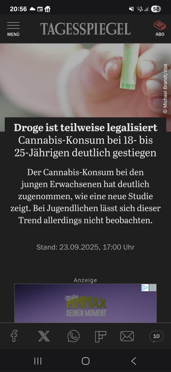 DeezTrays's tweet image. Exakt um 11% ist laut der BIÖG der Konsum bei 18-25 jährigen gestiegen. Der Tagesspiegel nennt es eine deutliche Erhöhung.  Ich sage dazu: Einfach mehr Menschen die sich gesünder berauschen wollen. Und sie sind ERWACHSENE! Sie haben jedes Recht dazu! #weedmob