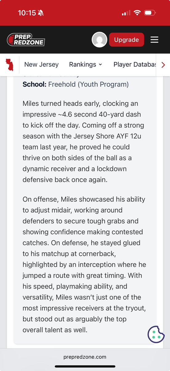Thank you <a href="/PrepRedzoneNext/">Prep Redzone 𝙉𝙀𝙓𝙏 🏈</a> for the writeup on 14u tryouts. Looking to finish the year strong. That offseason work with <a href="/Cody_High/">Coach High</a> and <a href="/IronHousePC/">Iron House Performance Center</a> is paying off.   

  <a href="/AlPopsFootball/">𝐀𝐋 𝐏𝐨𝐩𝐬</a> <a href="/JonDavalosFB/">Jonathan Davalos</a> <a href="/FreeholdRevo/">Freehold Revolution</a>