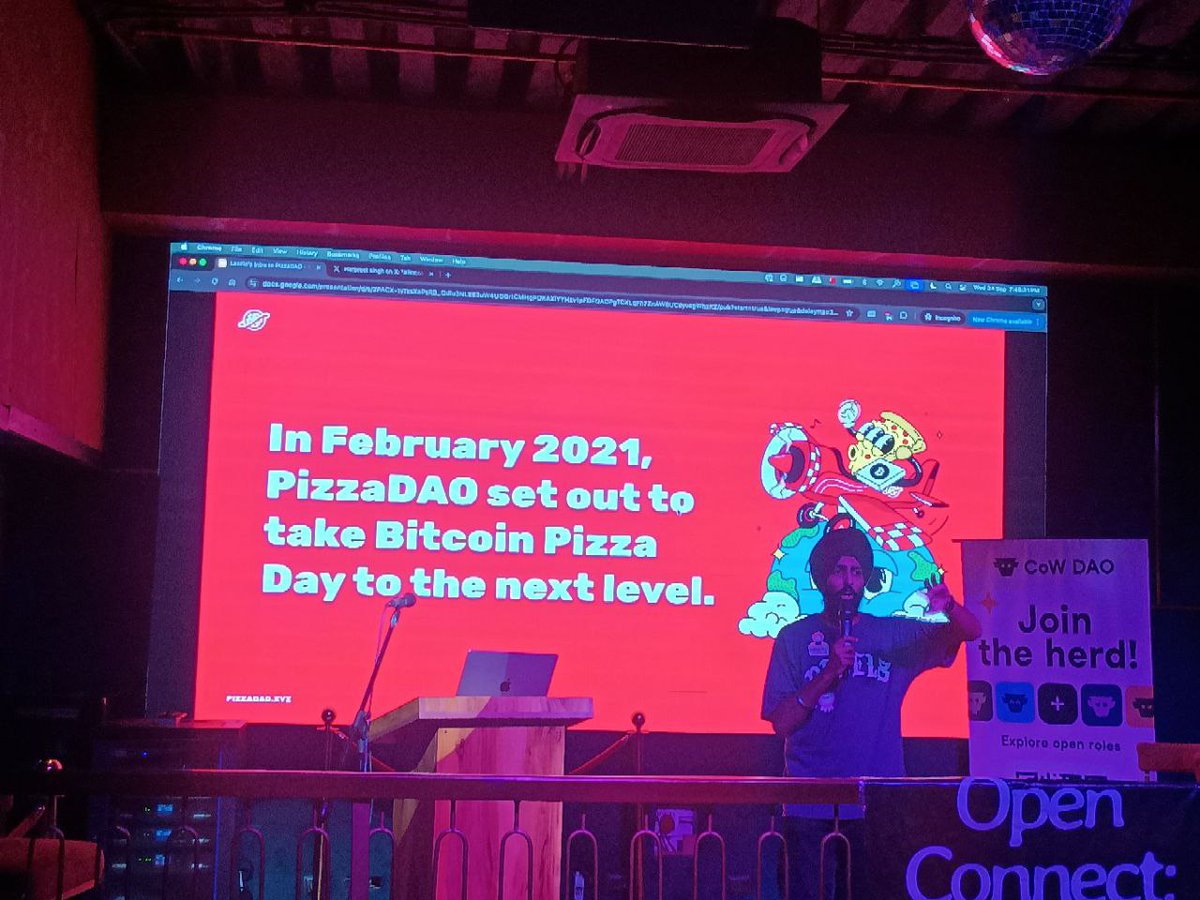 shriyash_soni's tweet image. 🚀 Delhi was on 🔥 last night!
Every session boomed with energy — from @cowDA0, @RollAMate, and @CAMP leading the way to @Pizza_DAO keeping us fueled 🍕.
Big thanks to the hosts + community for making it magical.
#OpenConnect #DevNight
