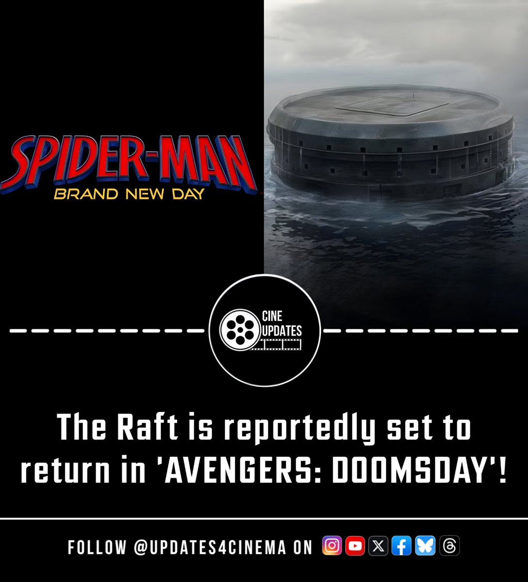 Updates4Cinema's tweet photo. The Raft is reportedly set to return in Avengers: Doomsday.
#AvengersDoomsday #TheRaft #Marvel #MCU https://t.co/K7QXl0dyN2
