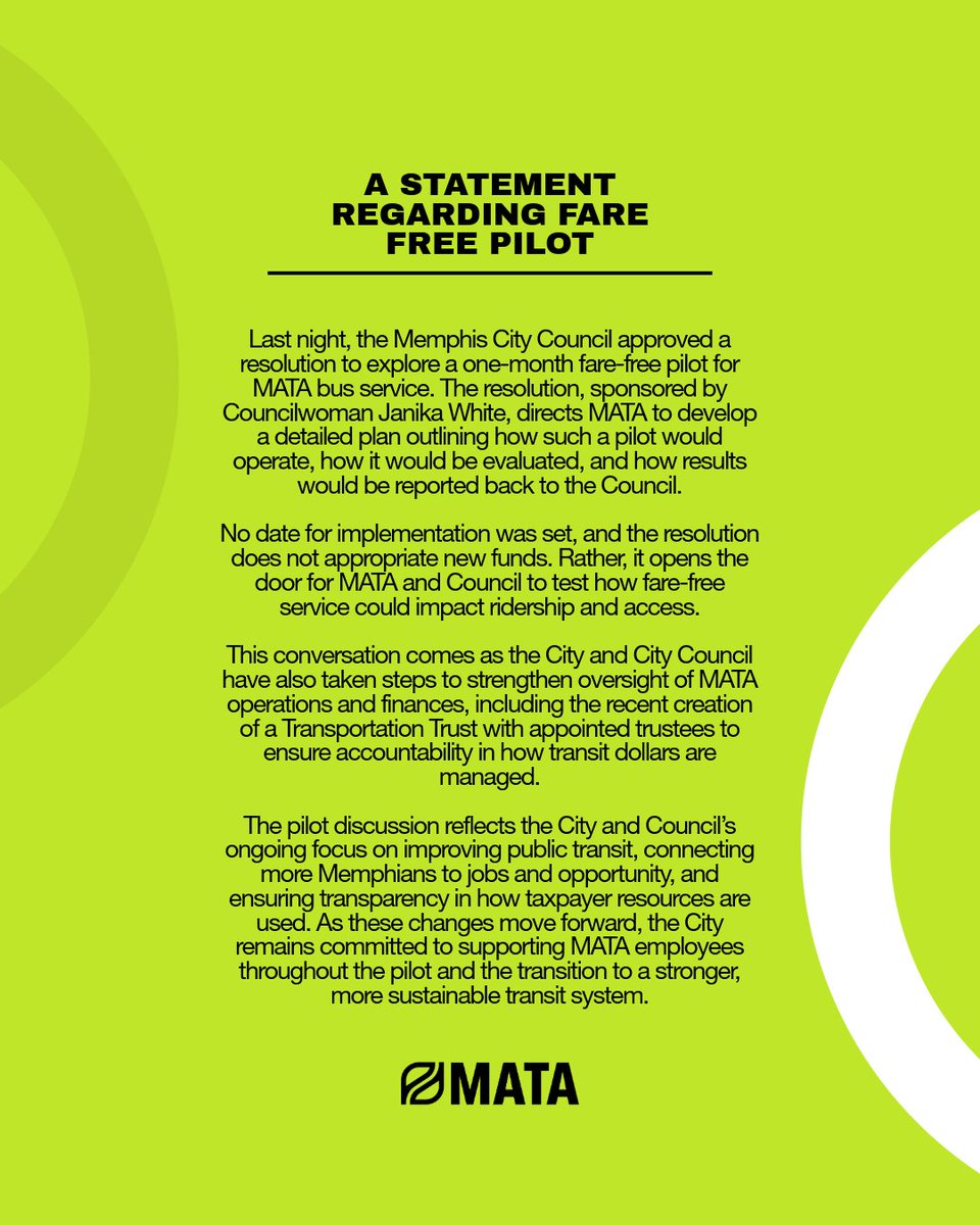 Memphis Area Transit Authority tweet media