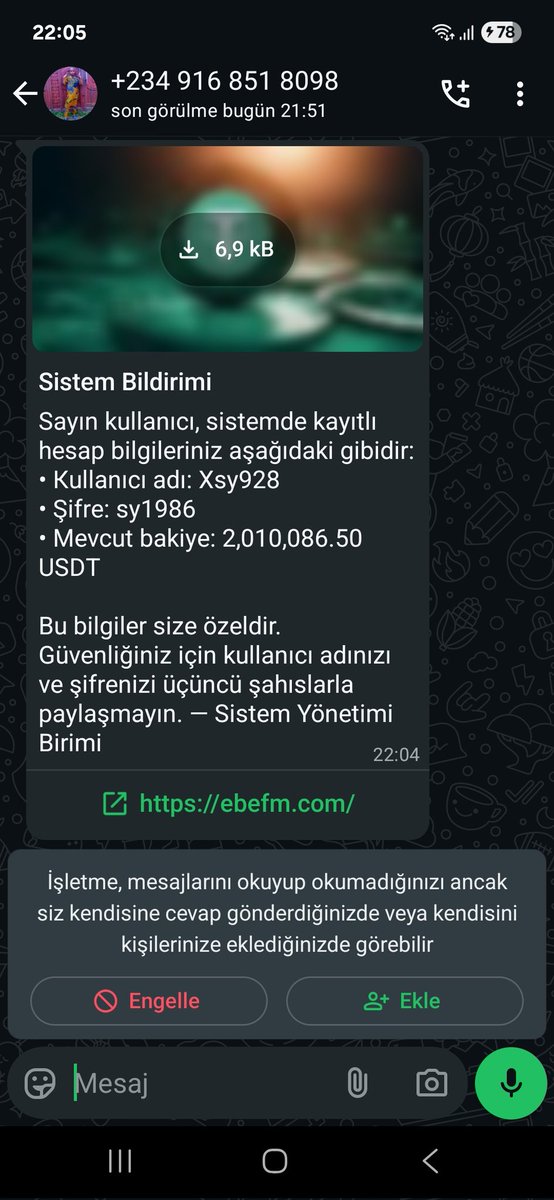 Akşam akşam 2 milyon dolar sahibi de olduk. Linke tıkladım mı bundan sonra milyonerim. Herşey bu kadar basitmiş demek ki
