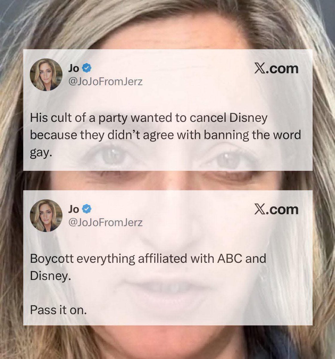 This person <a href="/JoJoFromJerz/">Jo</a> is a clown.  Check-out these flip flop tweets.  The left, lol.