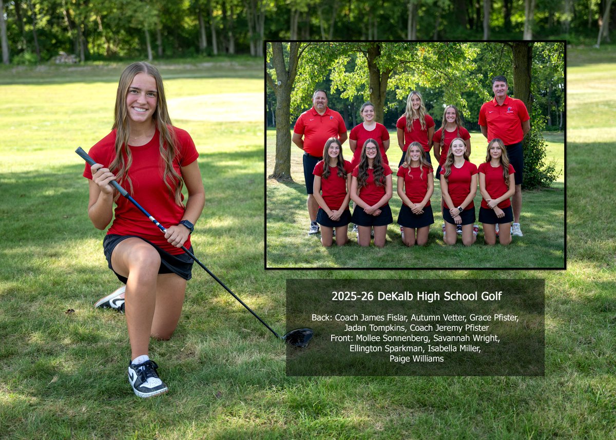 Team Portraits are ready for <a href="/BaronAthletics/">DeKalb High School Athletics</a> Girls Golf! They are on my website and available for purchase.
photosbylaurap.smugmug.com/Team-Portrait-…
Use the Client Search Box to find your gallery!