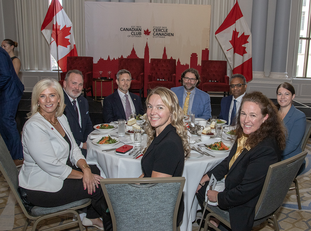 Today's CCO event on growing 🇨🇦 defence readiness—with Hon <a href="/JennaSudds/">Jenna Sudds</a>, <a href="/ChrisPogue14/">ChrisPogue</a>, Rakesh Patel <a href="/EvertzTV/">Evertz Microsystems</a>, Nicolas Todd <a href="/CadsiCanada/">CADSI</a>, + <a href="/PhilippeLagasse/">Philippe Lagassé</a>—highlighted the need to optimize procurement, #BuyCanadian, strategize R&amp;D, + back dual-use innovation. Sponsored by Calian