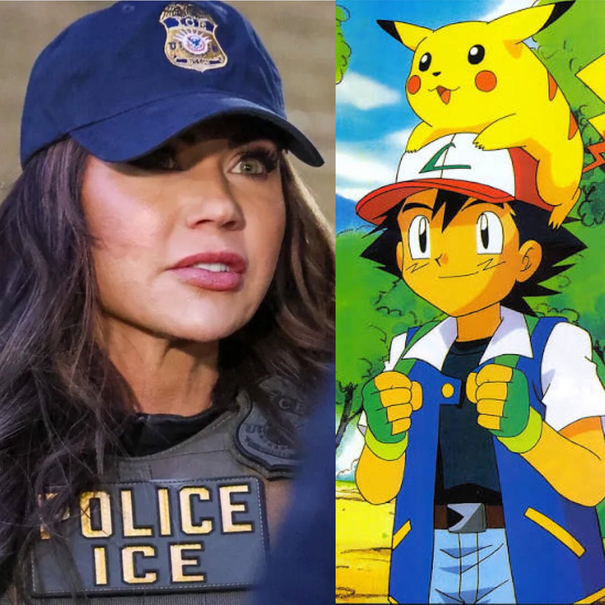 BREAKING: MAGA Homeland Security Secretary Kristi Noem gets publicly humiliated by Pokémon after DHS abuses the company’s branding for a vile deportation video.

Nobody wants to be associated with these fascists…

“We are aware of a recent video posted by the Department of