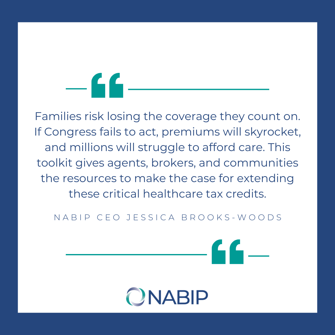 nabipsocial's tweet image. 📢 Urgent: Enhanced healthcare tax credits expire this year unless Congress acts!

NABIP’s new Toolkit offers fact sheets, graphics &amp;amp; outreach tools to help protect affordable coverage.

🔗 Toolkit: ow.ly/WYJW50X1LvY

#NABIPAdvocacy #BrokersMakingADifference #APTC