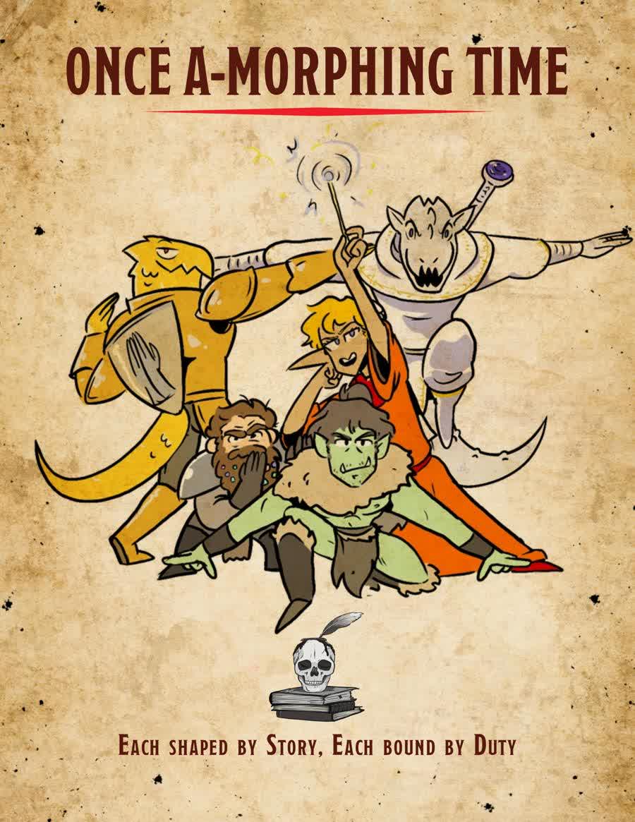 Ever wanted to shout 'It's morphin' time!' at your DM? Now you have rules for it.

Check out Once A-Morphing Time on my Patreon and Drivethru!

Get it here:
tinyurl.com/InkPatreon
Or here:
tinyurl.com/InkDrive
#dnd5e #ttrpg #homebrew #subclass #dnd