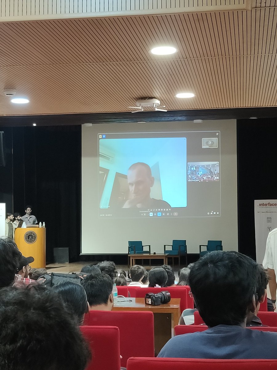 shubhamdotdev's tweet image. a great day at IIT Delhi Interfaces by @0xblocsoc ,@devfolio and @buidlguidl great to see @VitalikButerin and @austingriffith, loved the session by @0xAbix great presentation work.
#interfaces #ethglobaldelhi