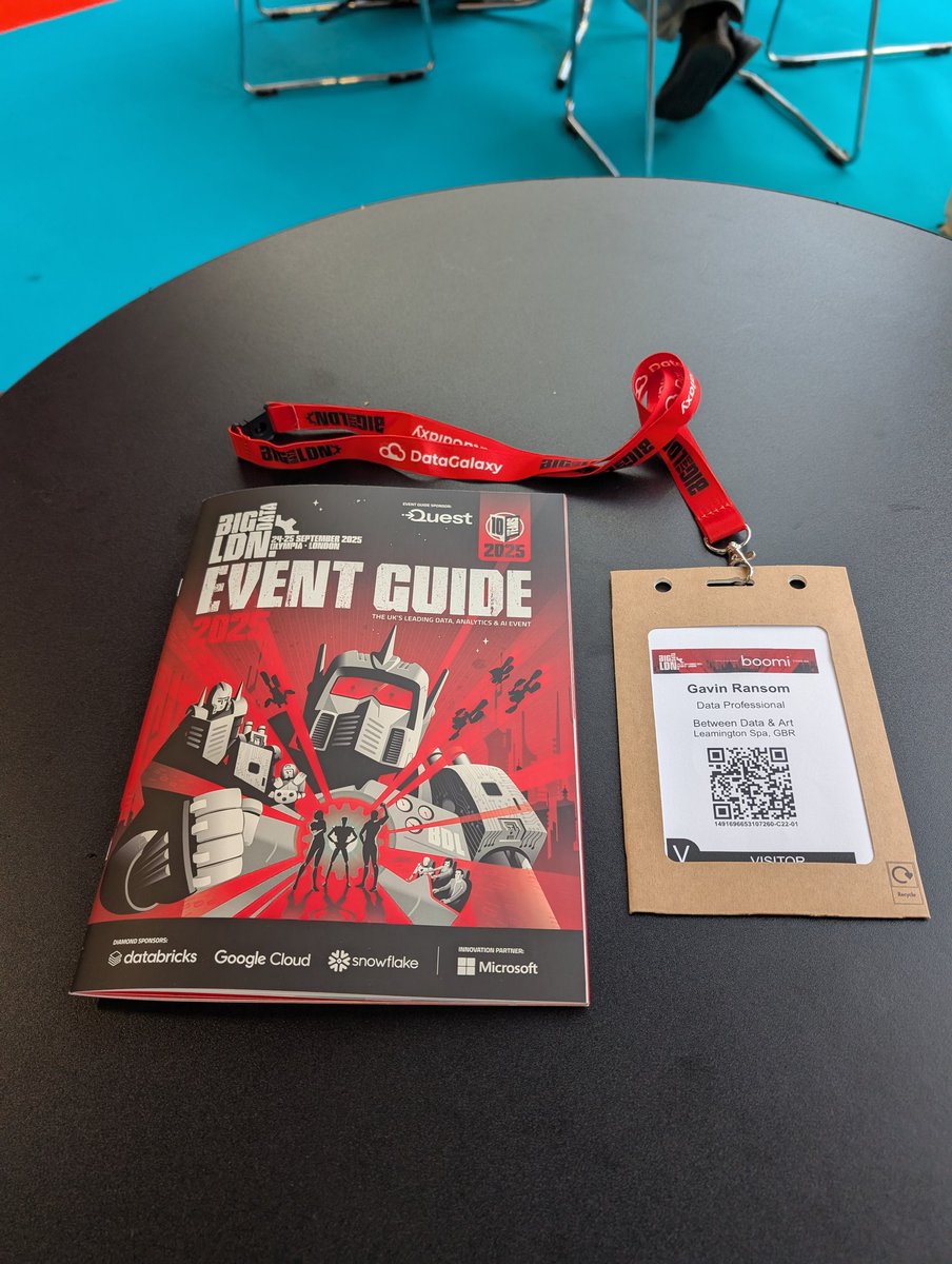baggerScript's tweet image. Great to finally attend @BigData_LDN 🤩
