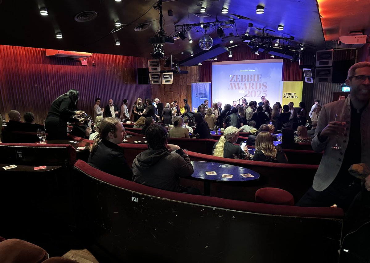 WritersGuildIRL's tweet photo. From short film scribes to soap story experts, the nominees are gathering at the Sugar Club for the Zebbies 2025. Who will be going home with a #ZebbieAward? https://t.co/fWqVGakvdX