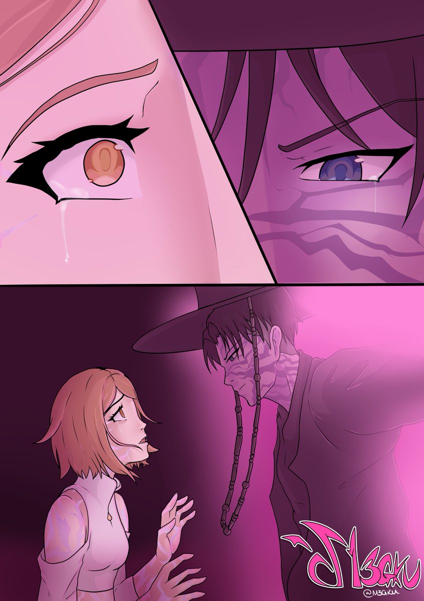 I lost motivation partway through but wanted to finish just to get the idea across so-
Kpop demon hunters but Rivetra~

#AOT #Rivetra #KDH