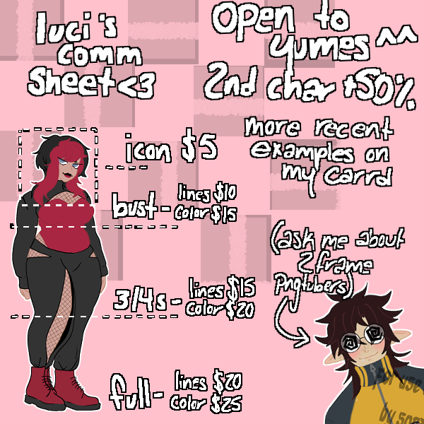 luci(fer) - commissions open (@whiimsicott) / Posts / X