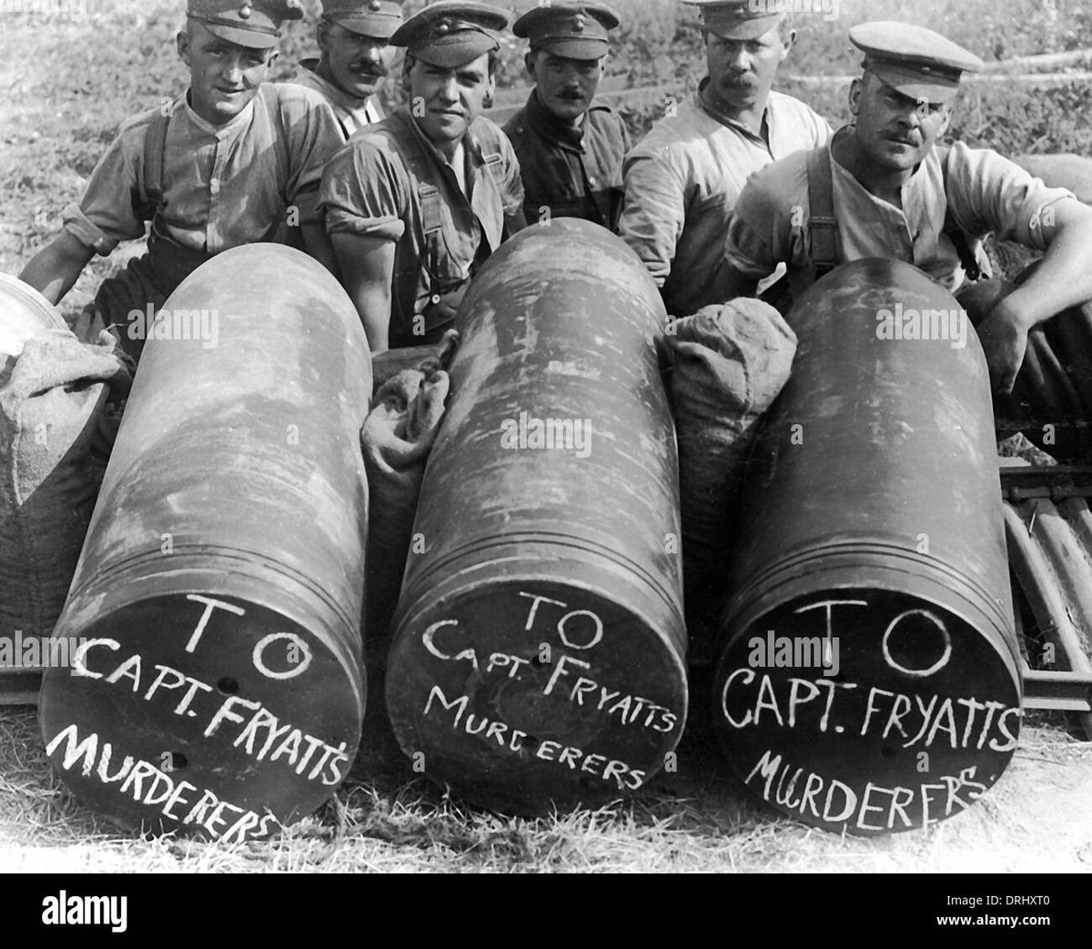 writing on weapons and munitions is not new thing..