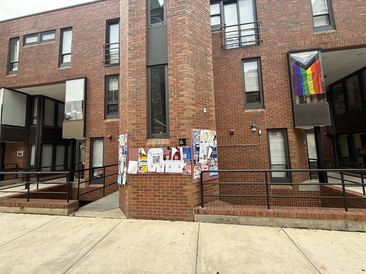 JessicaCostescu's tweet image. Can confirm these posters are still up on @Georgetown’s campus plastered outside a dormitory @FreeBeacon