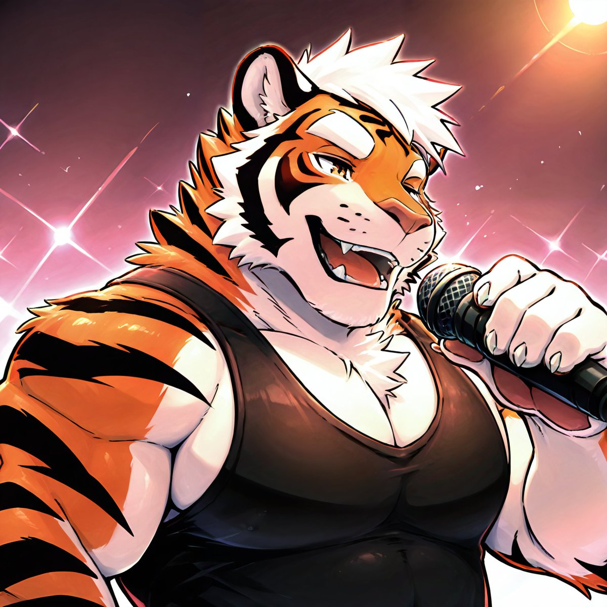 準備一下 iRO 深情唱歌的畫面, 說不定會用到??
所以我說那個衣服呢?

#AIart
#furry #furryartwork