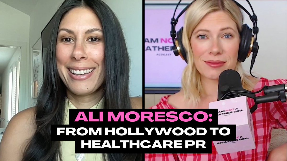 It's another episode in my 'news to PR' series. Publicist Ali Moresco talks about her move from Hollywood to healthcare PR after a life-changing #lymedisease diagnosis. 
LISTEN HERE: podcasts.apple.com/us/podcast/new…
#newstoPR #PR #TVtoPR #lyme