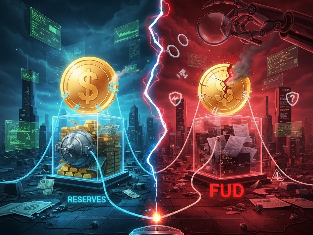 mediacryptoindo's tweet photo. #Stablecoin ($USDT, $USDC, dll.) adalah tulang punggung #DeFi, tapi seberapa "stabil" sebenarnya?
​Cadangan di balik stablecoin kerap jadi misteri! Jika salah satu raksasa goyah, akankah seluruh pasar #Crypto runtuh bersamanya?
​
​#FUD #Transparansi #DeFiRisk #CryptoControversy https://t.co/kT7EmeTJwc