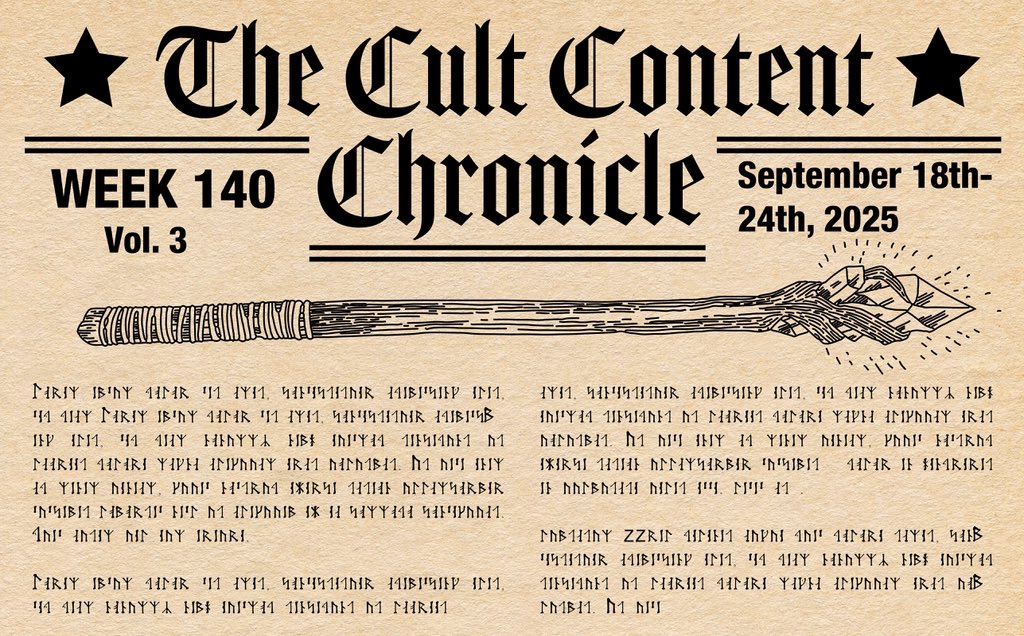 Tania del Rio (@taniadelrio) on Twitter photo Happy Wizard Wednesday and welcome to issue #140 of the Cult Content Chronicle. Each week we showcase all the amazing things <a href="/ForgottenRunes/">Forgotten Runes Wizard's Cult</a> community members create for the Cult! Let me know if you make something youโd like to see featured in a future issue! Now letโs dive inโฆ Happy Wizard Wednesday and welcome to issue #140 of the Cult Content Chronicle. Each week we showcase all the amazing things <a href="/ForgottenRunes/">Forgotten Runes Wizard's Cult</a> community members create for the Cult! Let me know if you make something youโd like to see featured in a future issue! Now letโs dive inโฆ