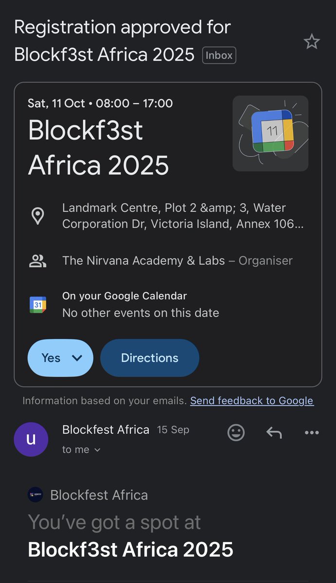 JAHH (@elijah_iv) on Twitter photo Just created my #Blockfest2025 badge!
Ready for Africa's biggest blockchain conference.
It’s called Superbowl of web3 for a reason
<a href="/blockfestafrica/">BlockFest Africa</a> will be bring the buzz and we’ll be there Just created my #Blockfest2025 badge!
Ready for Africa's biggest blockchain conference.
It’s called Superbowl of web3 for a reason
<a href="/blockfestafrica/">BlockFest Africa</a> will be bring the buzz and we’ll be there