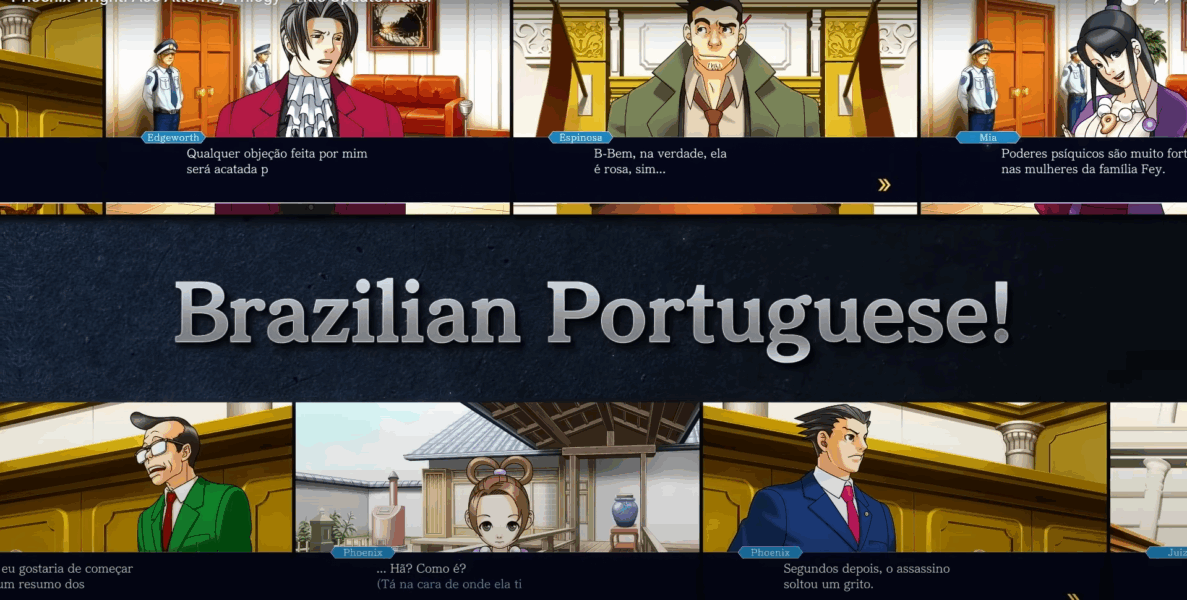 A Capcom anunciou que Phoenix Wright: Ace Attorney Trilogy receberá uma grande atualização gratuita em 19 de novembro de 2025. 

O update trará novos recursos como Modo Galeria, Seleção de Episódios, Criador de Cenas e Modo História, além da localização em português do Brasil.