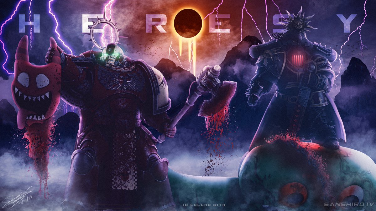 Sanshiro3D's tweet image. A Collab with @SfmToothless 
#warhammer40k #WarhammerCommunity #sfm