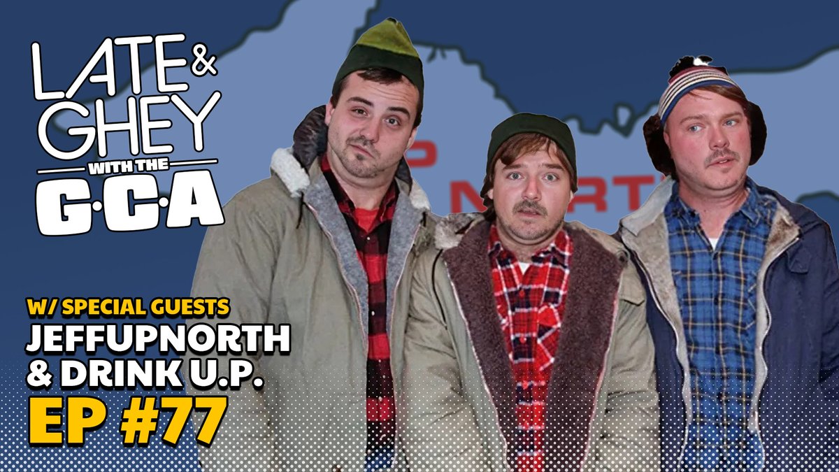 thegcacrew's tweet photo. Join us tonight for EP 77 with special guests the @DrinkUP906 crew! 
Link below! 👇 https://t.co/Zxy802Ssjv