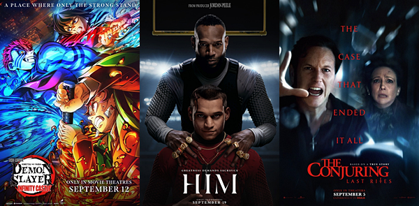 BORReport's tweet photo. Daily #BoxOffice Top 7 for Tuesday, September 23, 2025
1. #DemonSlayer - $2.19M
2. #HimMovie - $1.51M
3. #TheConjuringLastRites - $1.37M
4. #DowntonAbbey - $1.28M
5. #TheLongWalk - $983K
6. #ABigBoldBeautifulJourney - $569K
7. #TheSenior - $413K https://t.co/RJZOtGLl2V
