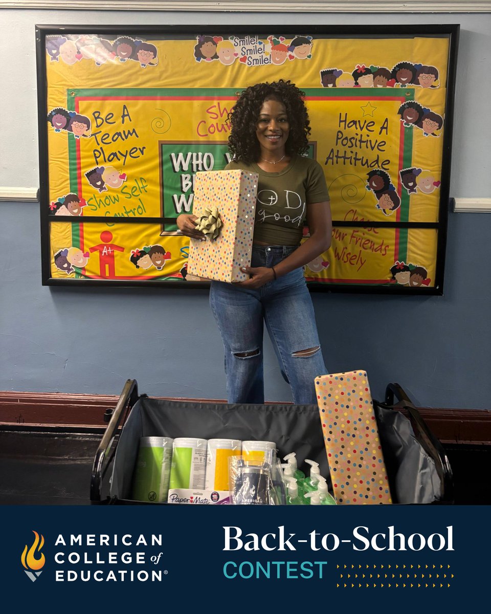 ACEedu's tweet image. Educators inspire ✨ &amp;amp; ACE gives back. 📚 

These past few weeks, we’ve been honoring #ACEAlumni educators who are making a difference in their schools and communities. 

ACE Partner Engagement Administrator Erin Ferruzzi met with alum Dr. Andrea Parker at Robert Fulton…