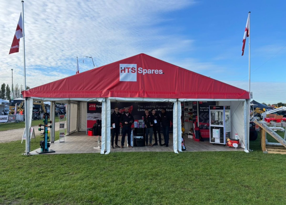 EventsWithJBE's tweet photo. We’re thrilled to be working with our new client HTS Spares at #Plantworx 2025, helping them bring their brand to life on the show floor. Their new TFS stand features stunning large-format graphics and a bespoke retail area to showcase their components. https://t.co/mdxO0p4WNM