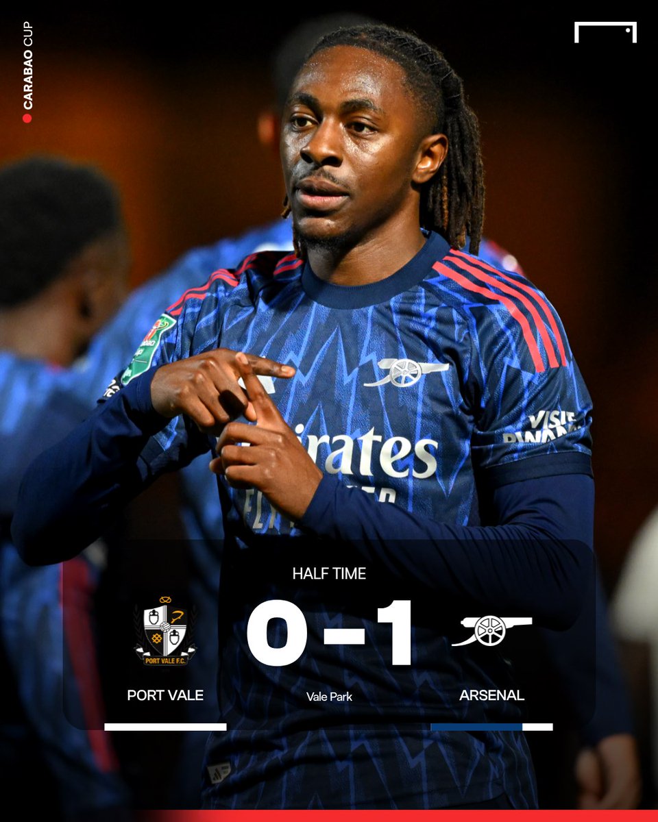 Goal_TH's tweet image. #HT จบครึ่งแรก คาราบาว คัพ คู่ 2.00 น.

พอร์ท เวล 0-1 อาร์เซนอล

⚽️ น.8 เอเบเรชี เอเซ

#PORARS #CarabaoCup #ฟุตบอลต่างประเทศ