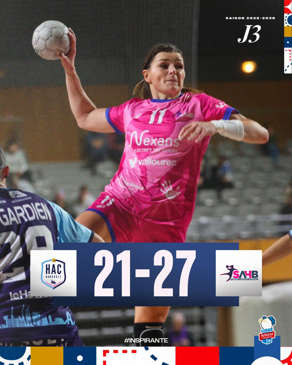 👊 Succès important du <a href="/SambreAvesnoisH/">⭕️ SambreAvesnoisHB ⭕️</a> sur le parquet du <a href="/HacHandball/">HAC Handball</a> ! 

#LigueButagazEnergie 
#inspirantes