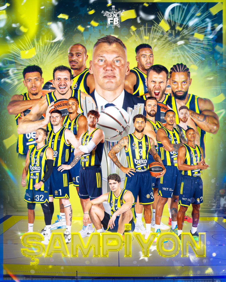 ŞAAAMMPİYOOON! 🏆 

CUMHURBAŞKANLIĞI KUPASI’NDA ŞAMPİYON FENERBAHÇE BEKO!

TEBRİKLER ÇOCUKLAR! 💪🏻

Sezonun ilk kupası camiamıza hayırlı ve uğurlu olsun! 👏🏻

#GençFenerbahçeliler
