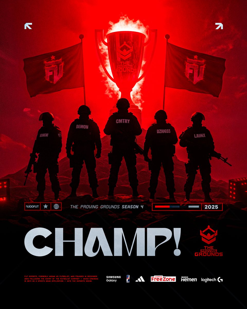 FUTesportsgg's tweet image. OUR FIRST CS2 CHAMPIONSHIP EVER! 🔥

We won the Grand Final against @ENCE with a score of 2-0 and became the champions of Exort The Proving Grounds Season 4!

#FUTWIN
