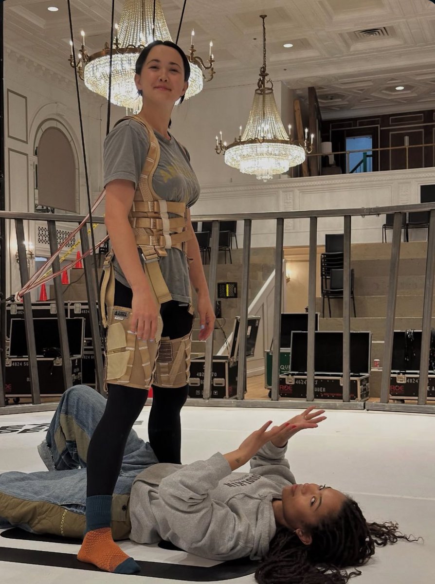 fight scene bts 🙂‍↕️