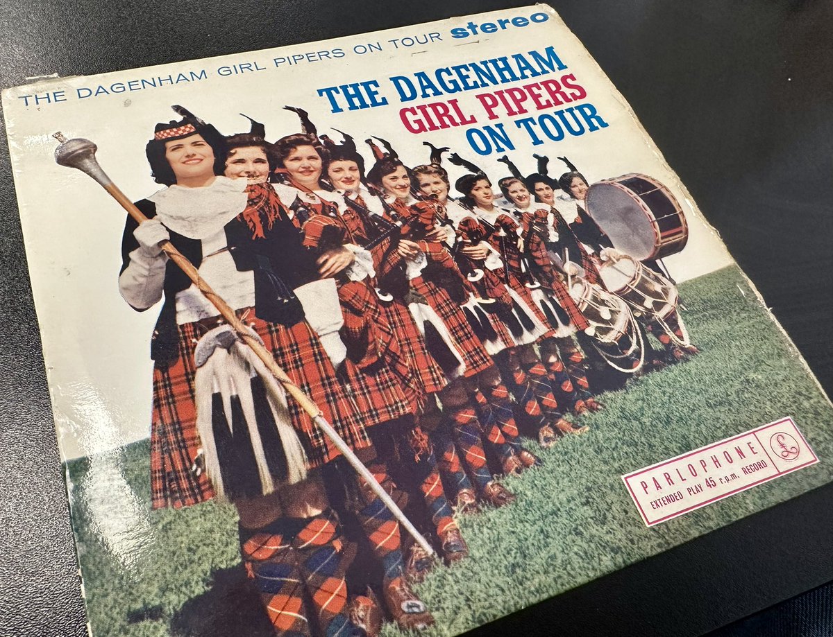 Tonight <a href="/lbbdcouncil/">Barking and Dagenham Council</a> awarded Honorary Freedom of the Borough to The Dagenham Girl Pipers. They will always be part of the fabric of #Dagenham. Well deserved. 🙌

I picked this up recently in a charity shop so my little one can hear the Girl Pipers play for years to come! 🥁