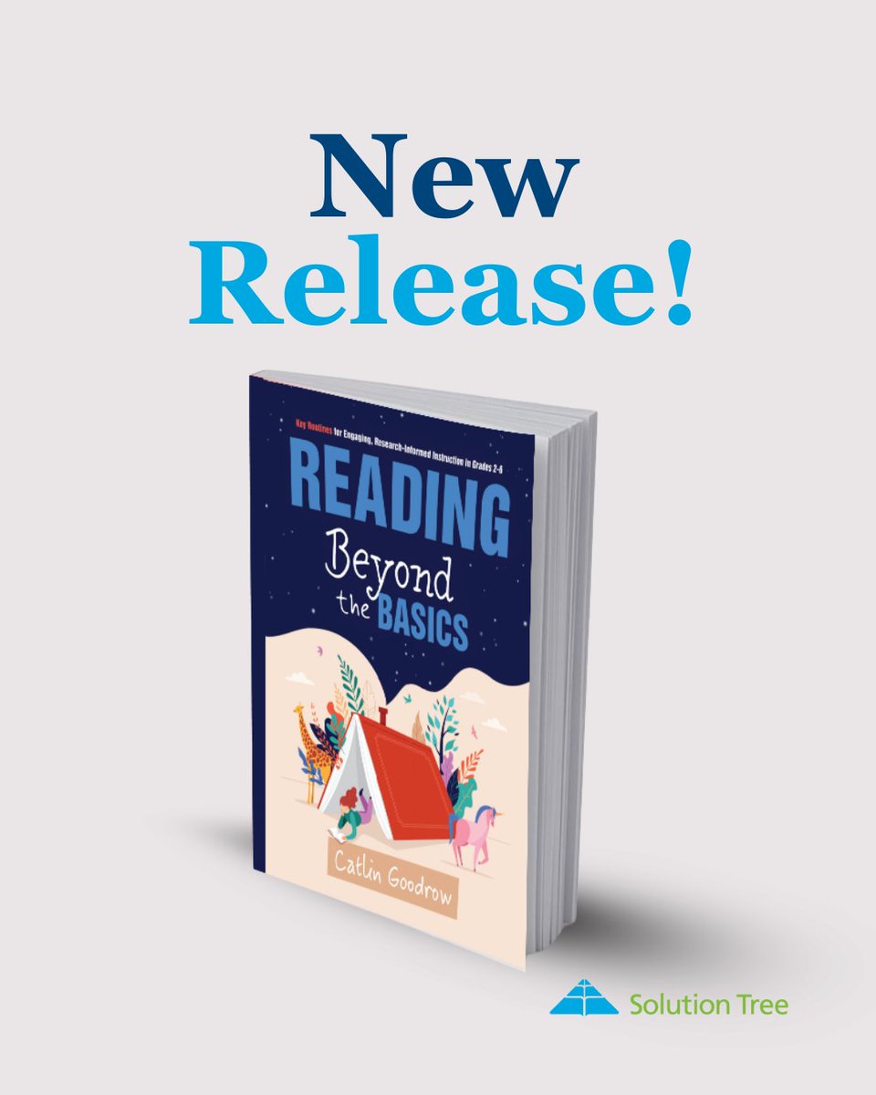 SolutionTree's tweet image. No more guessing games with literacy.
Catlin Goodrow’s new book gives teachers real tools + routines to help grades 2–6 students thrive with complex texts.
➡️ bit.ly/3KfBFWY
#LiteracyInstruction #ReadingStrategies #TeachingTools