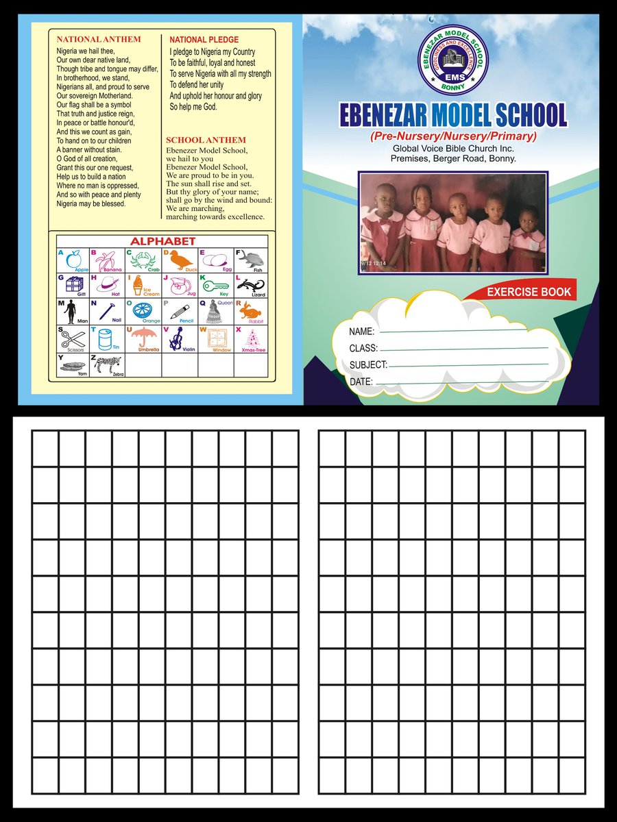 Cordialpress's tweet photo. From Port Harcourt to Bonny Island. As a team, we did this exercise book (200 copies) for this school.
Contact: 
Email: Cordialprintingpress@gmail.com
WhatsApp: +234(0)8183741063
Phone Number: +234(0)8069516154
FacebookPage:  Cordial Printing Press 2 https://t.co/7grybWmvIm