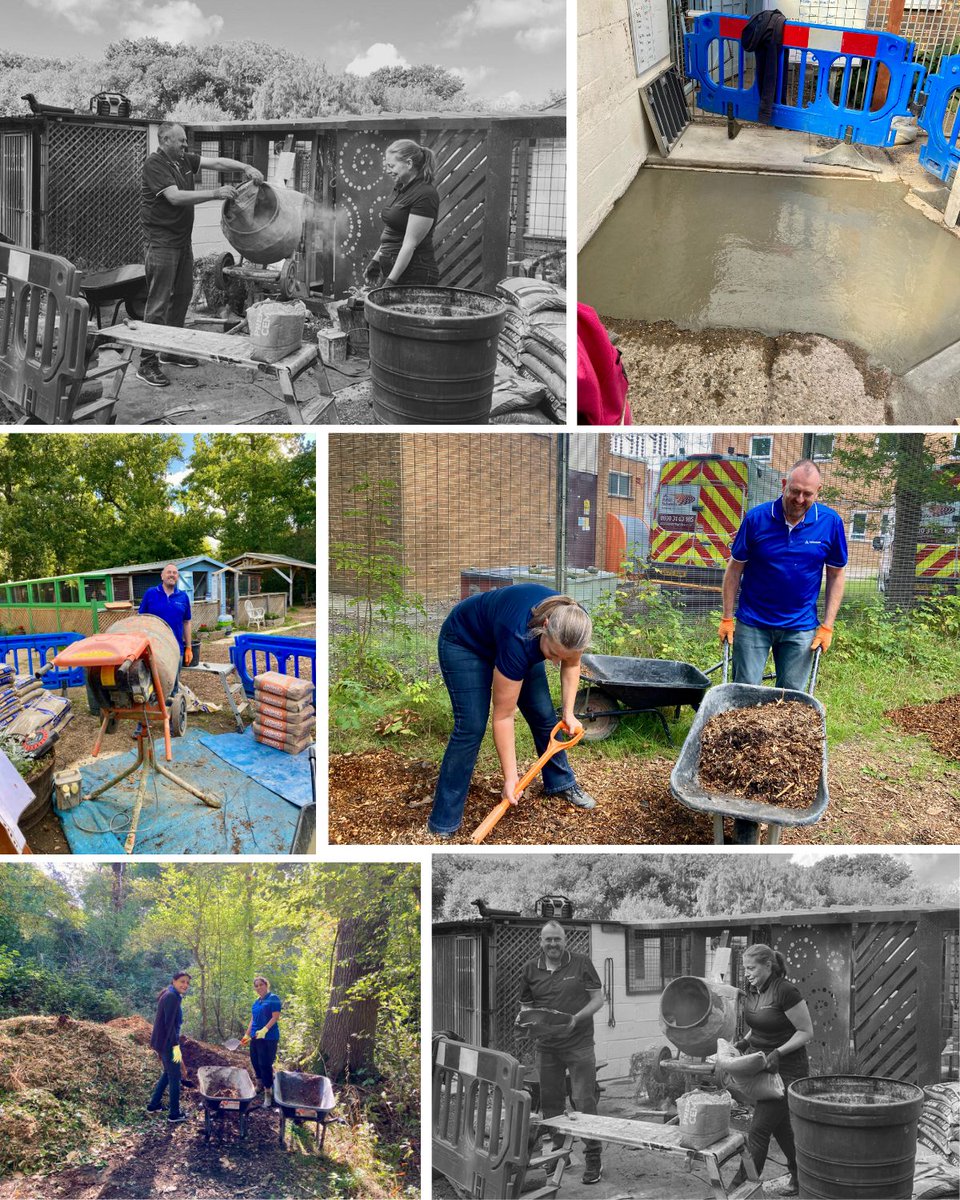 Abracon’s Global Volunteer Week continues—now in the UK! 🌍

Our team partnered with Rescue Remedies to cement a new path + kennel step and lay woodchip on trails—keeping rainy-day walks drier for dogs &amp; staff. 🐶🐾 

#Abracon #GlobalVolunteerWeek
