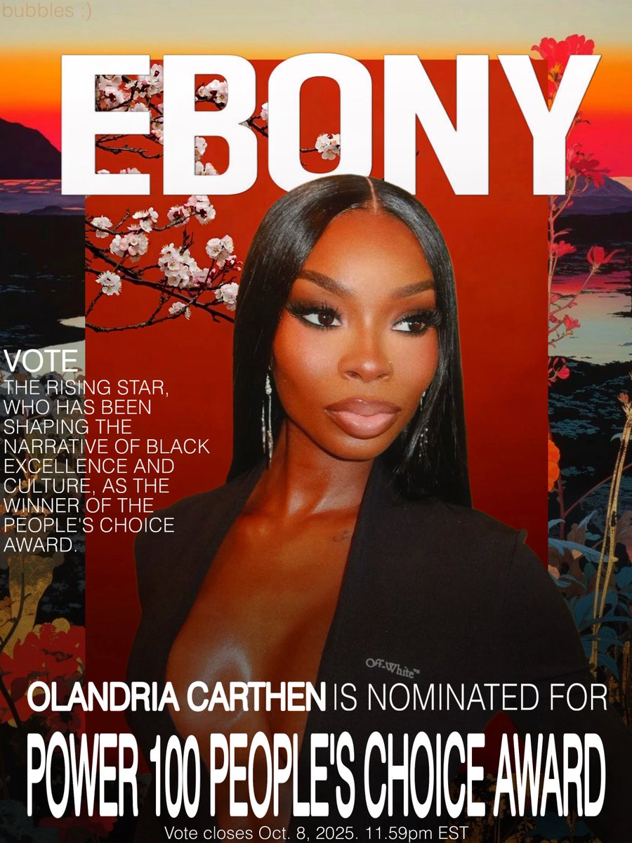 winniewana's tweet photo. VOTE Olandria using the link below:
n.b: you can vote once a day till oct. 8th!
https://t.co/cVXEUA6eVp https://t.co/UUQZtF6WCI