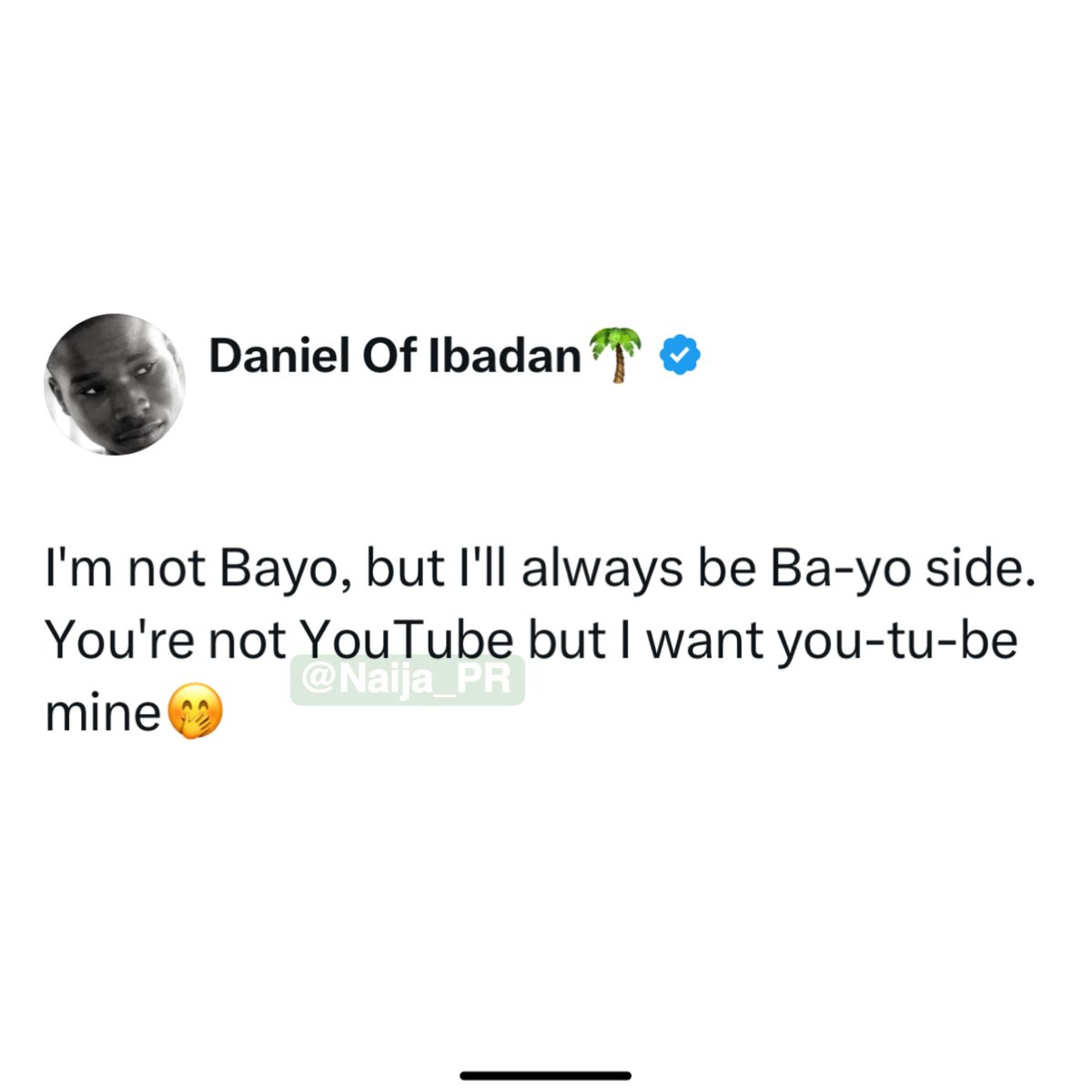 Naija tweet media