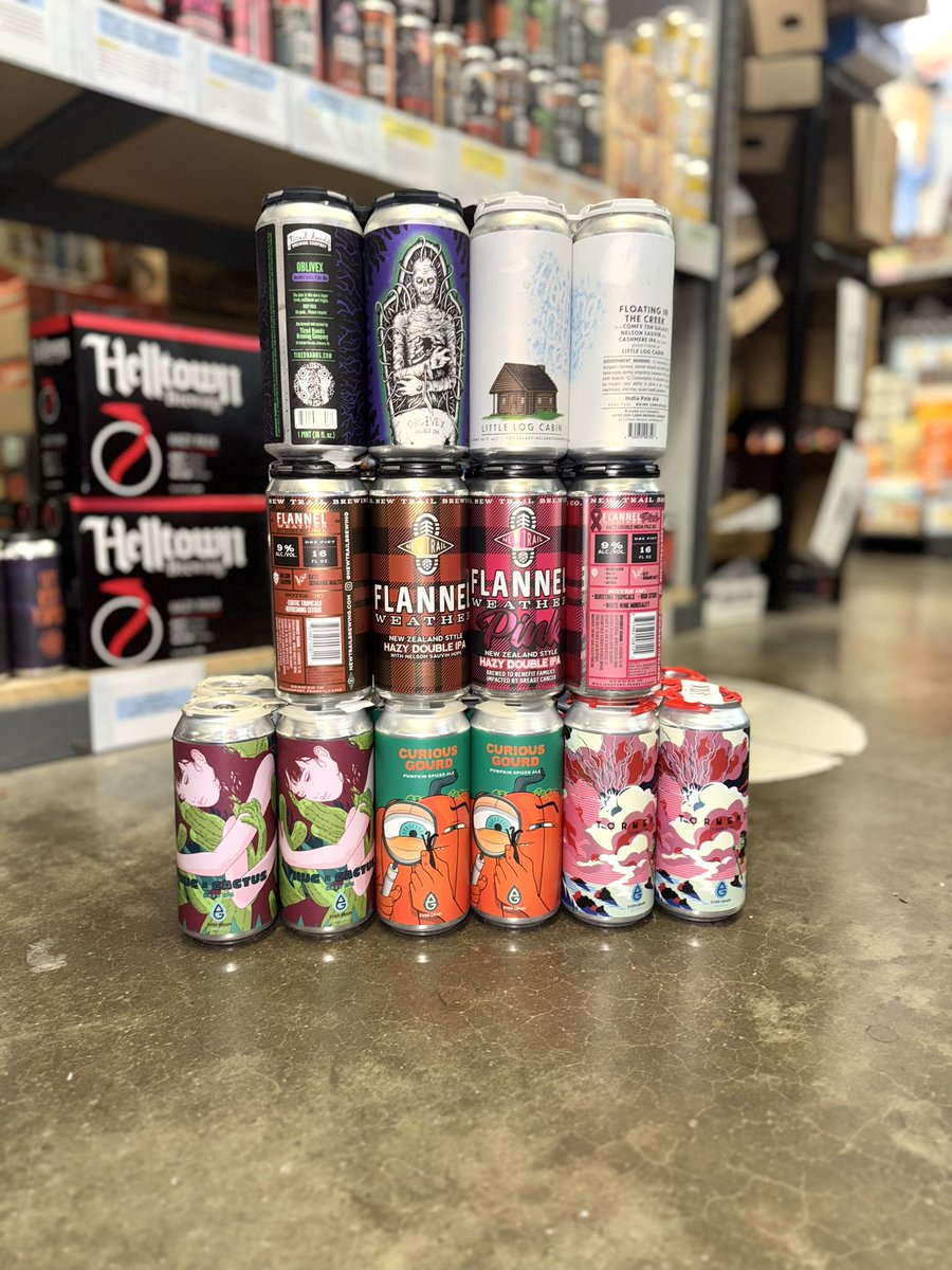 Nothing brightens up a rainy Wednesday afternoon like a whole bunch of killer new beers at Creekside! <a href="/GalliBeerCorp/">Galli Beer Corp</a> pulled up with tons of goodies from <a href="/NewTrailBrewing/">NewTrailBrewing</a>, Ever Grain, and <a href="/tiredhandsbeer/">Tired Hands Brewing Company</a> that you just HAVE to try! Stop on by to see us, we’re here til 9 tonight!🍻