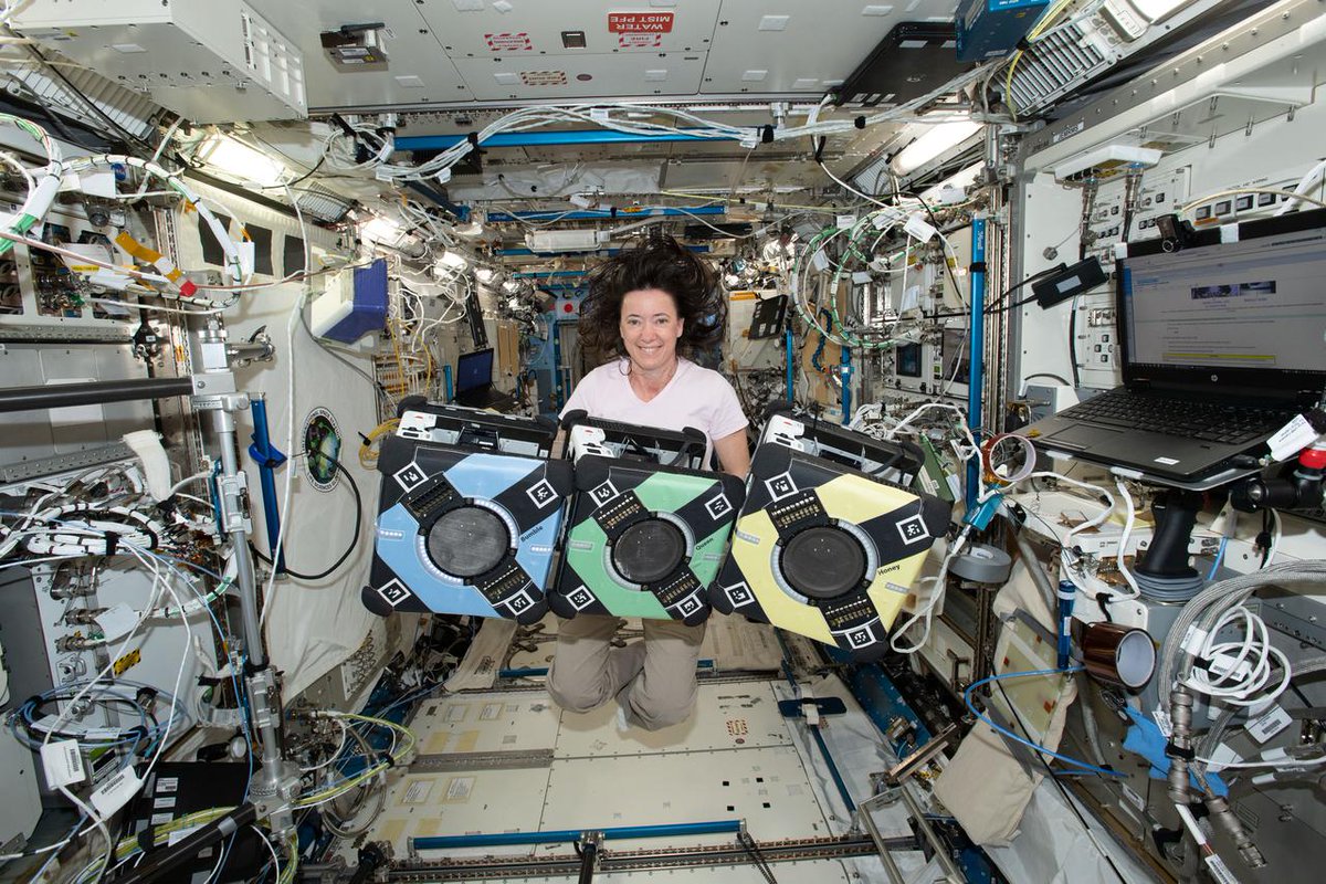 NASAAmes's tweet image. Buzz, buzz! Our Astrobee robots have been buzzing around the @Space_Station for six years!
From creating 3D maps to detecting and alerting astronauts about a simulated anomaly, the free-flying robots have marked multiple first-in-space milestones.
Discover what’s…